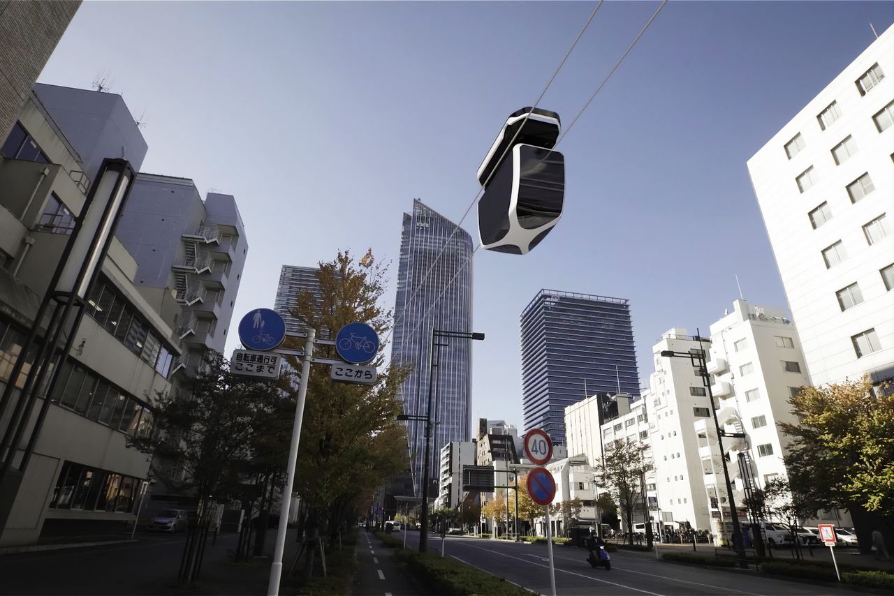 都市部で運行するZipparのイメージ画像 写真提供:Zip Infrastructure、biogon pictures