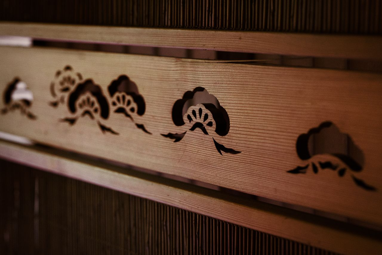 建具に職人の技が光る