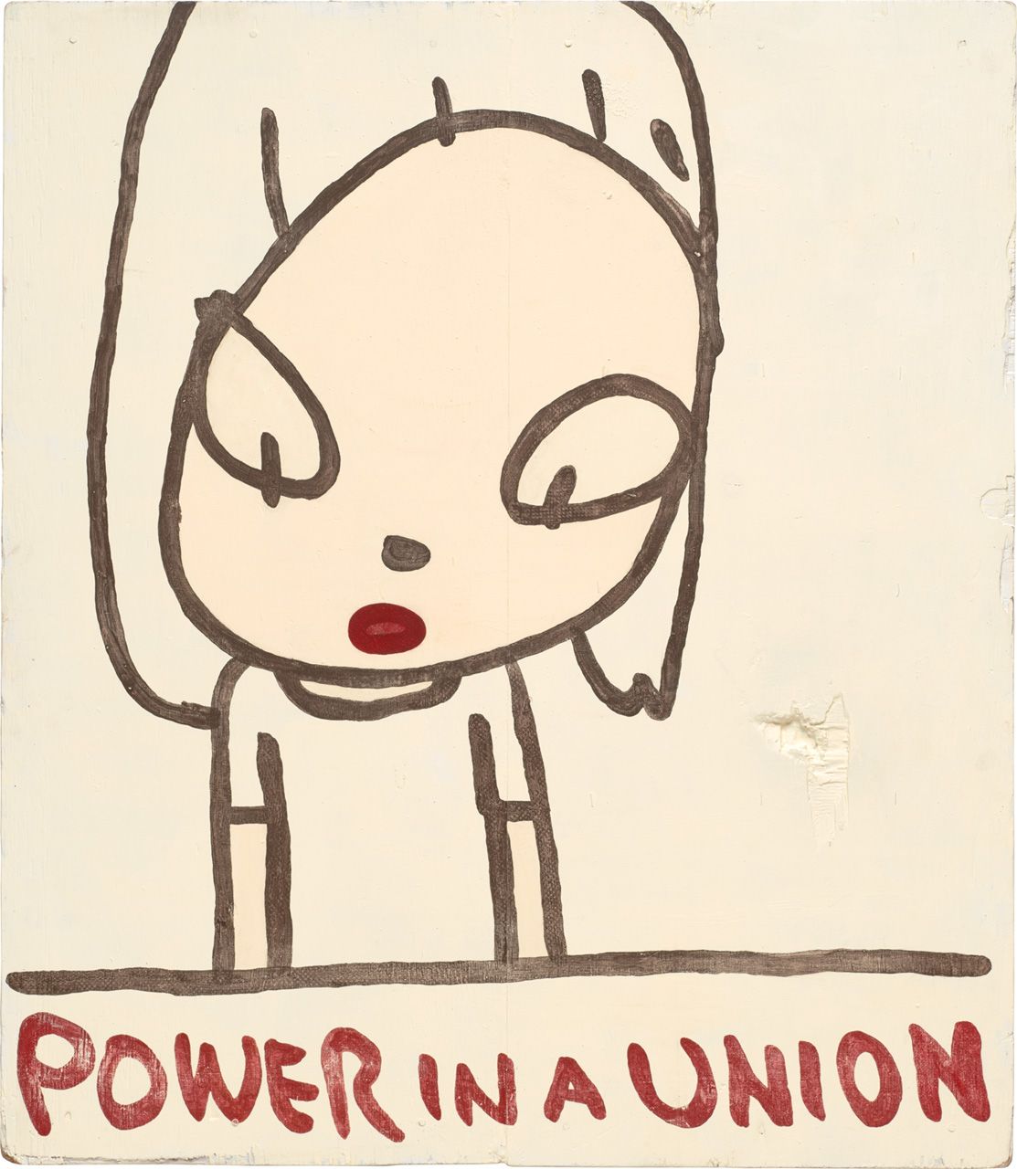 《Power in a Union》(c)Yoshitomo Nara/ image courtesy of Yoshitomo Nara Foundation